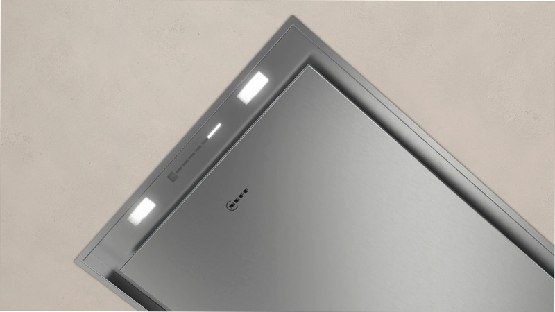 N 50 Cappa a soffitto 90 cm Acciaio inox
