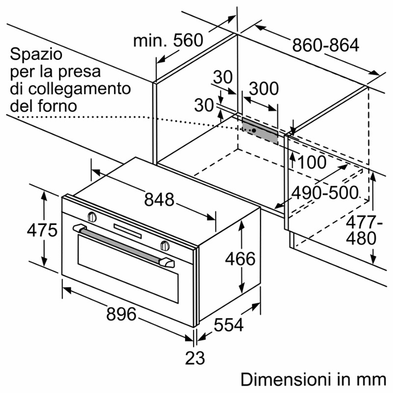 Forno da Incasso NEFF N50 Acciaio