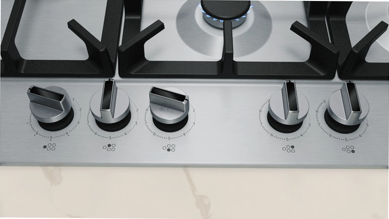 Piano Cottura a Gas N 70 Acciaio Inox