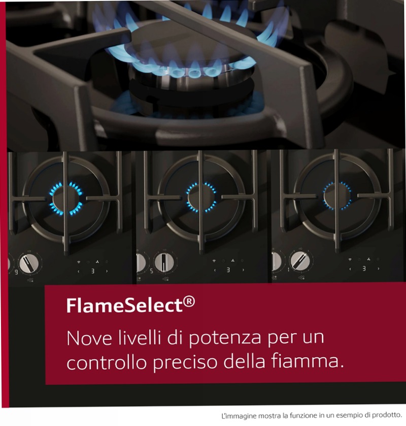 Piano Cottura a Gas N 70 Acciaio Inox
