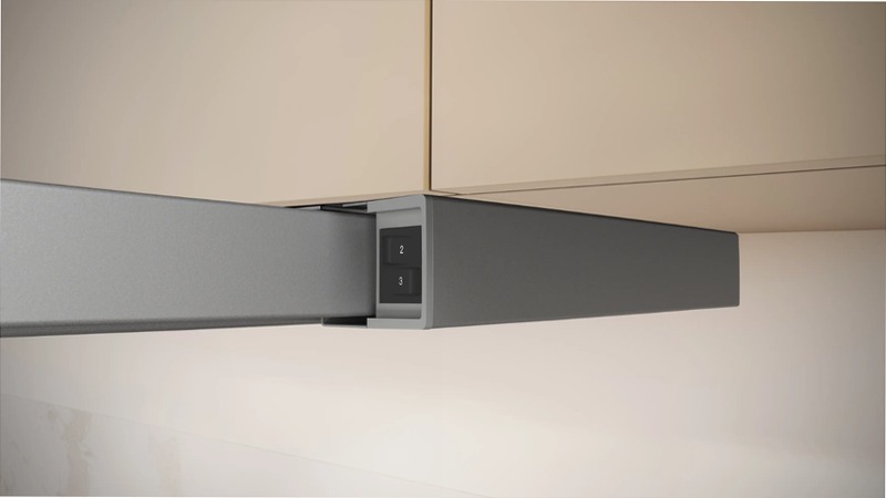 N 30 Telescopic Cooker Hood 60 cm Grigio Metallizzato