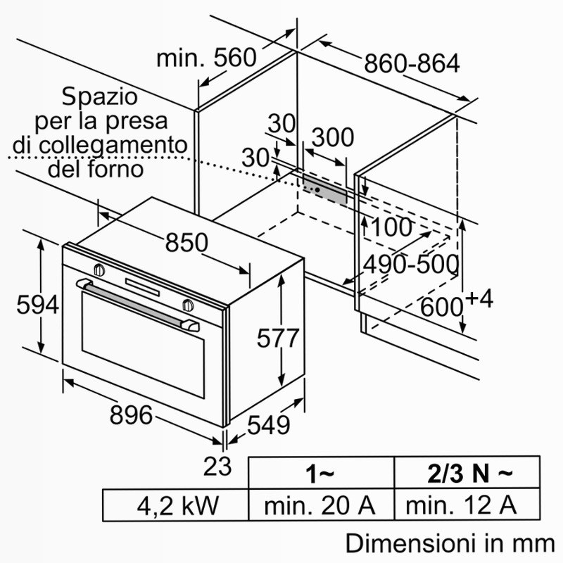 Forno da incasso NEFF N50 Acciaio
