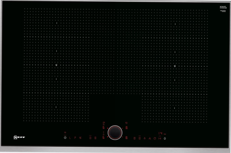 N 90 Piano Cottura a Induzione 80 cm Nero