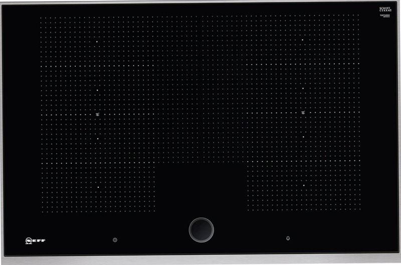 N 90 Piano Cottura a Induzione 80 cm Nero