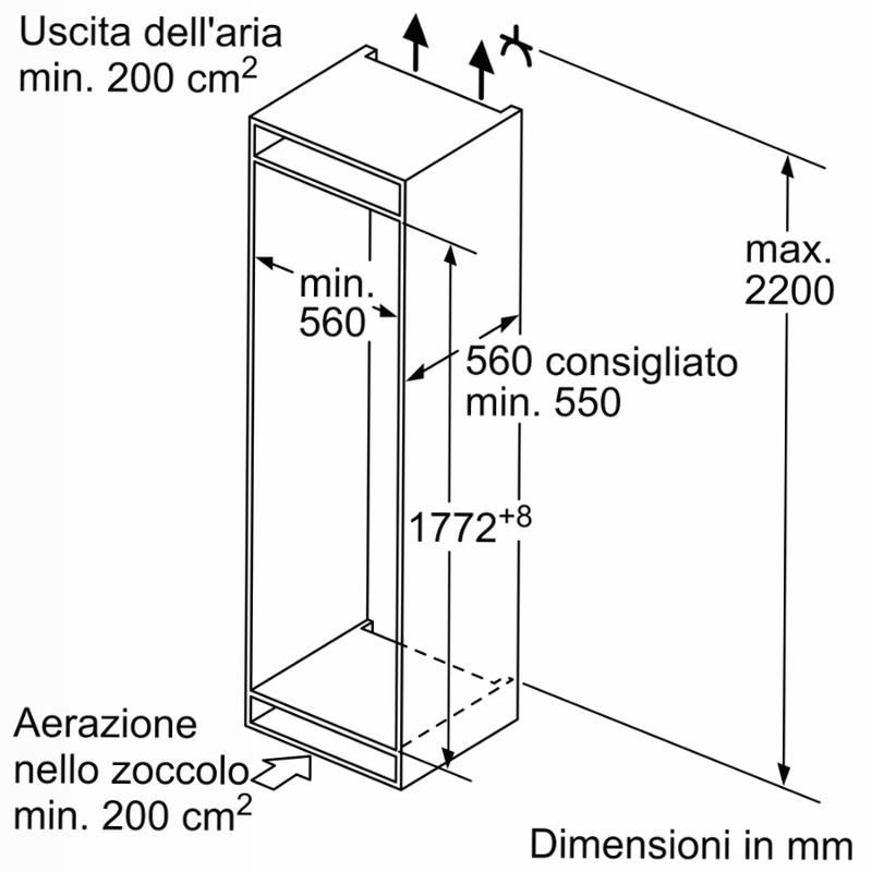 Frigorifero N 70 Neff KI6873FE0