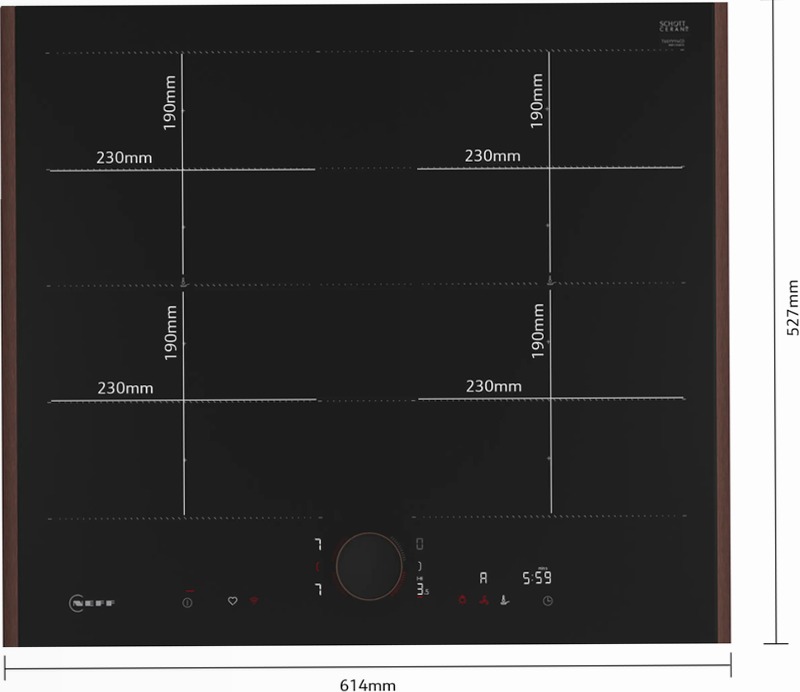 Piano Cottura a Induzione N90 60 cm