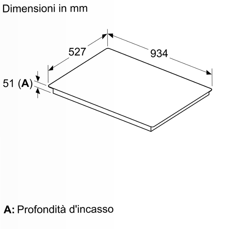 Piano Cottura a Induzione N 90
