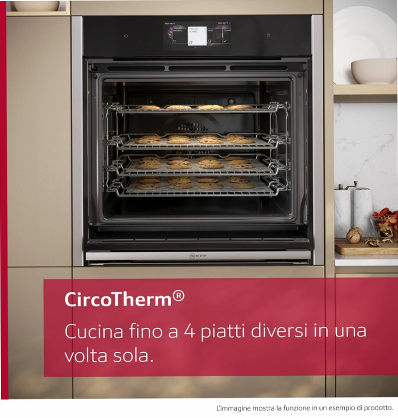 N 90 Forno da incasso a vapore 60 x 60 cm Flex Design