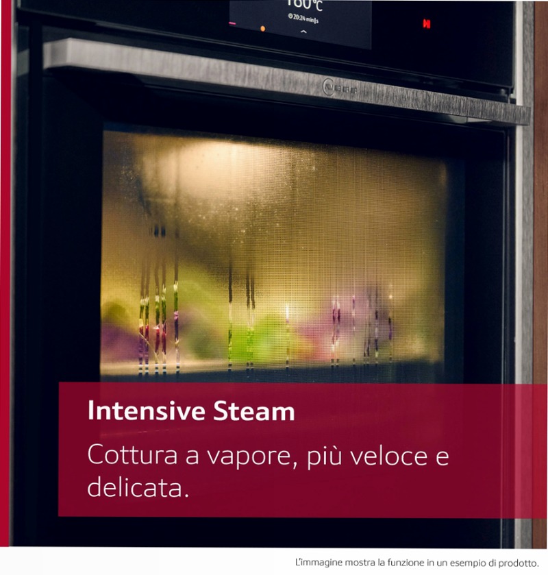 N 90 Forno da incasso a vapore 60 x 60 cm Flex Design