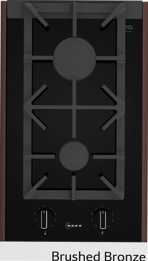 Domino N90 - Piano Cottura a Gas 30 cm Vetroceramica Nero