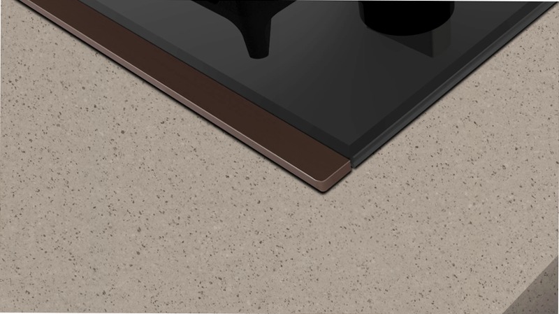 Domino N90 - Piano Cottura a Gas 30 cm Vetroceramica Nero