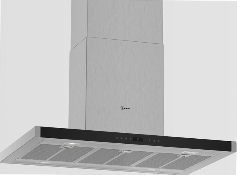 N 70 Cappe a Isola 90 cm Acciaio Inox