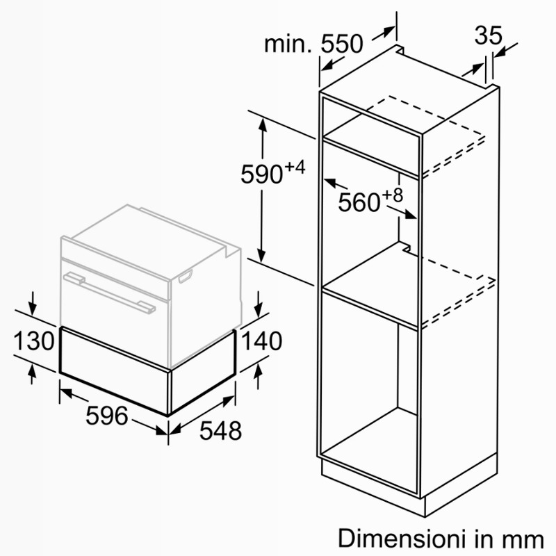 N 70 Scaldavivande 60 x 14 cm Flex Design