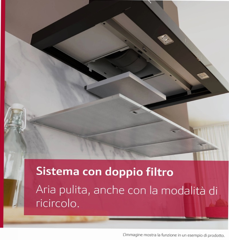 Cappa a Parete N 50 Nero Opaco