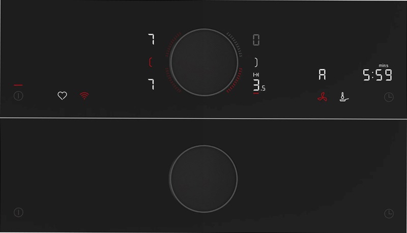 N 90 Piano a induzione con cappa integrata 80 cm
