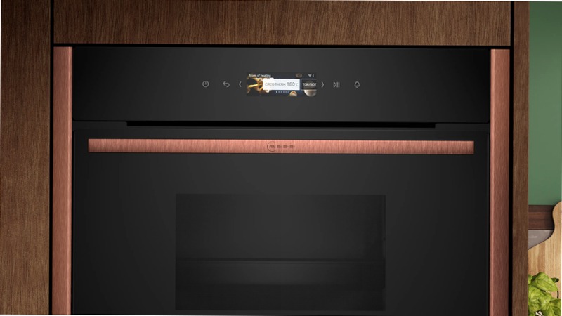 N 70 Forno compatto "solo a vapore" da incasso 60 x 45 cm Flex Design