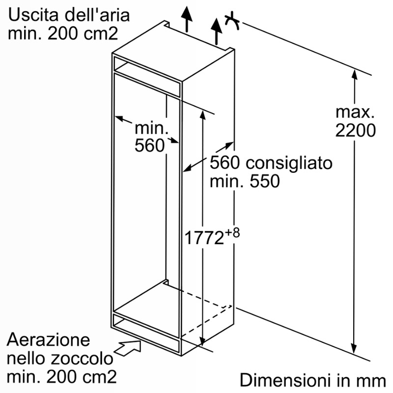 Frigorifero N70 Neff KI6863FE0
