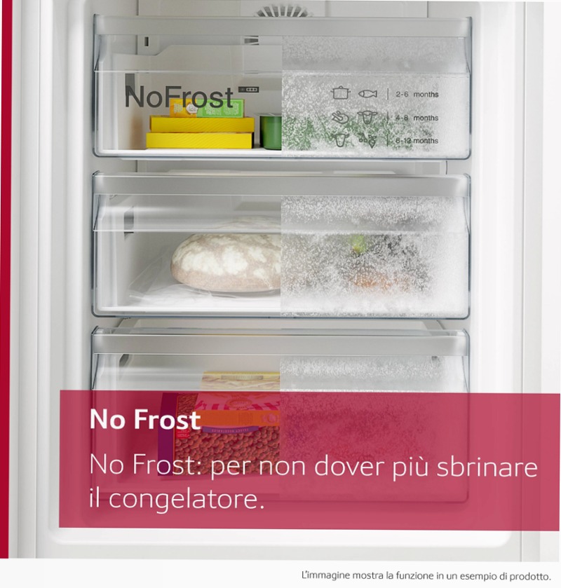 Frigorifero N50 Combinato da Incasso