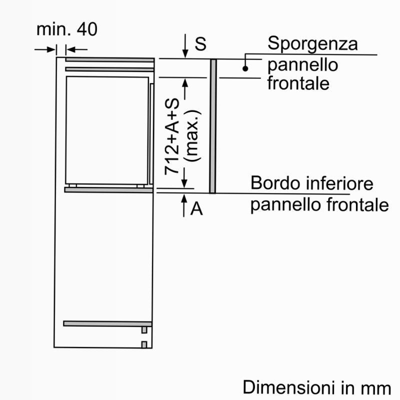 N 50 71.2 x 55.8 cm cerniera piatta