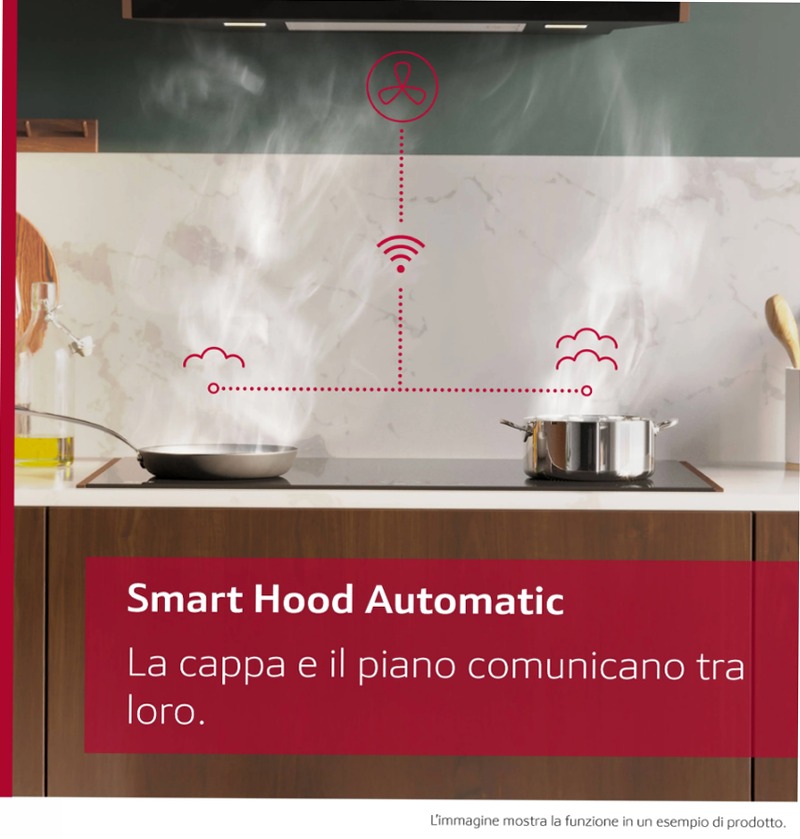 N 70 Cappe Integrate Pensile 60 cm Vetro Nero