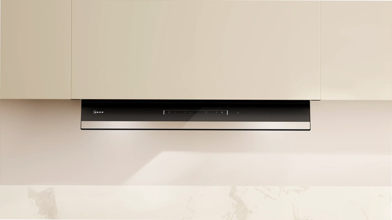 N 70 Cappe Integrate Pensile 60 cm Vetro Nero
