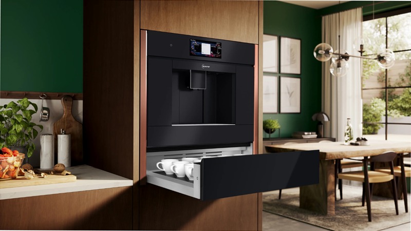 Cassetto scaldavivande per macchina del caffè