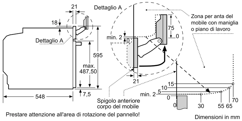 Forno da incasso a vapore N90 Graphite-Grey