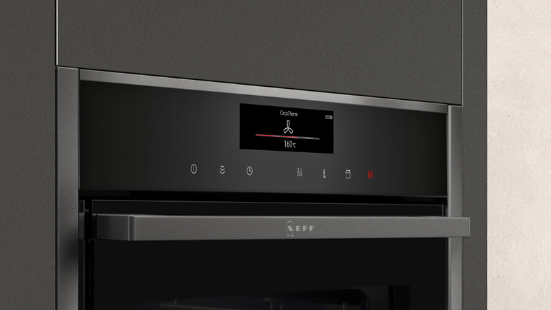 Forno da incasso a vapore N90 Graphite-Grey