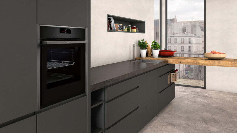 Forno da incasso a vapore N90 Graphite-Grey