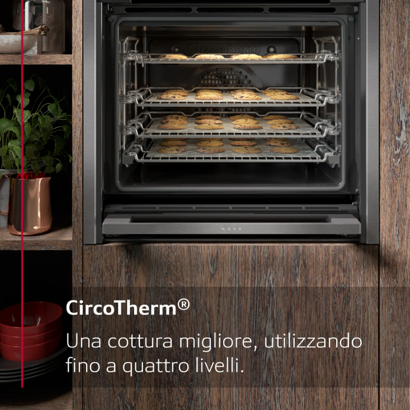Forno da incasso a vapore N90 Graphite-Grey
