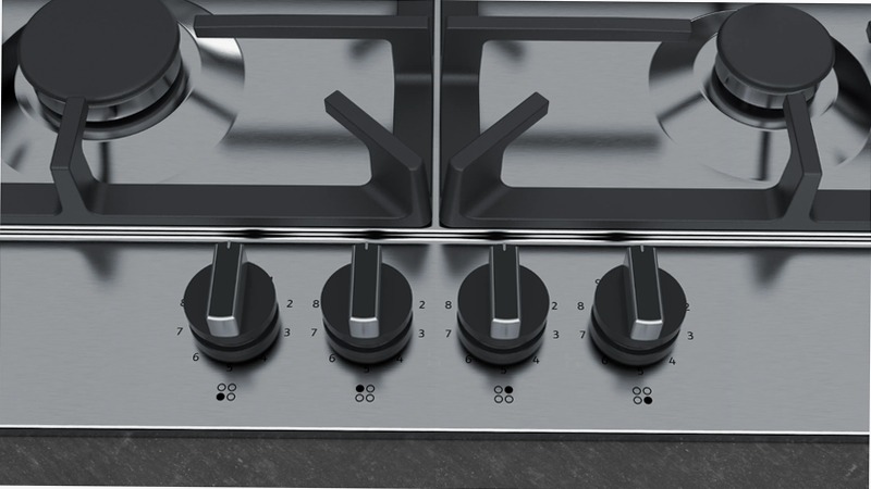 Piano Cottura a Gas N70 Acciaio Inox