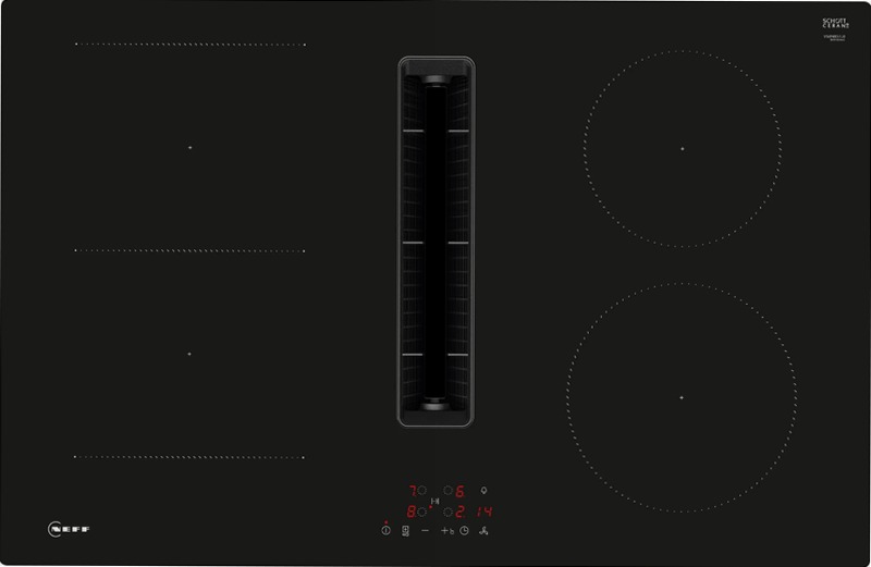 N 50 Piano a induzione con cappa integrata 80 cm