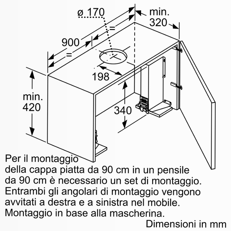 Accessori Z54TM90X0 per Installazione