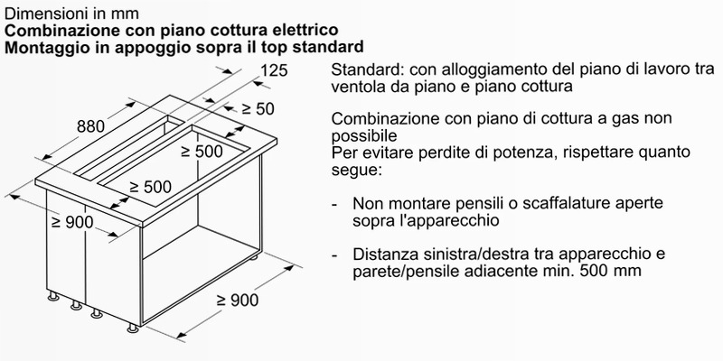 N 90 Cappa telescopica Flex Design
