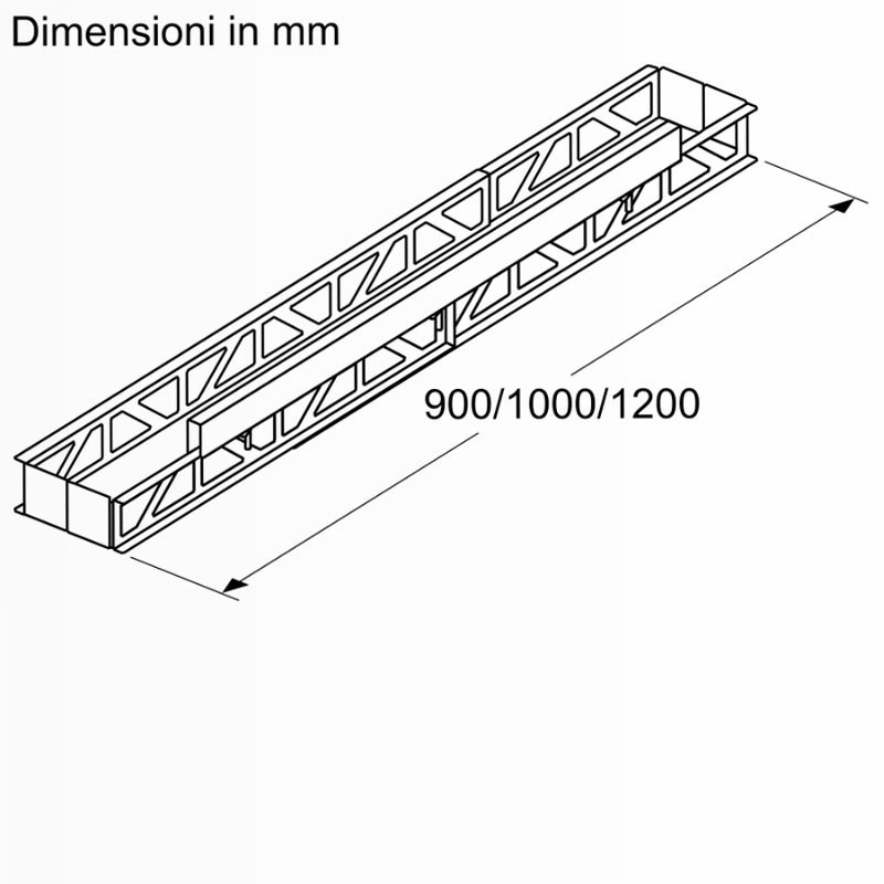 Accessori per installazione 800 mm