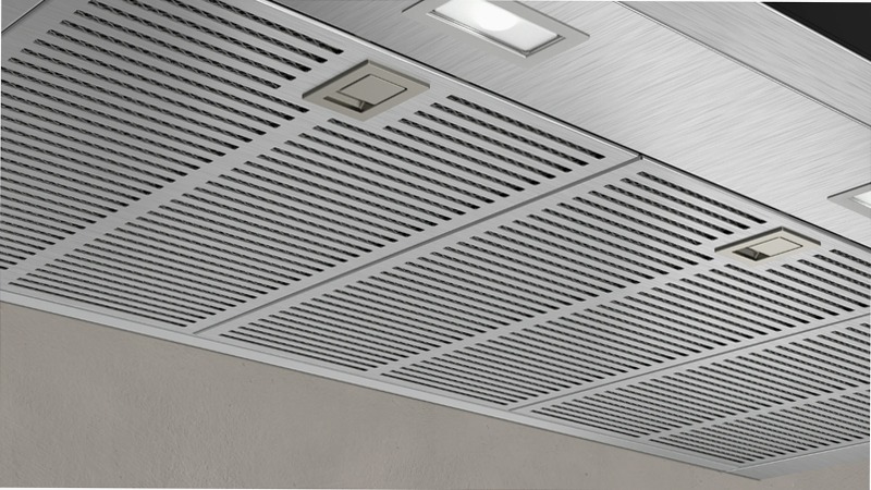 N 70 Cappa a Parete 90 cm Acciaio Inox