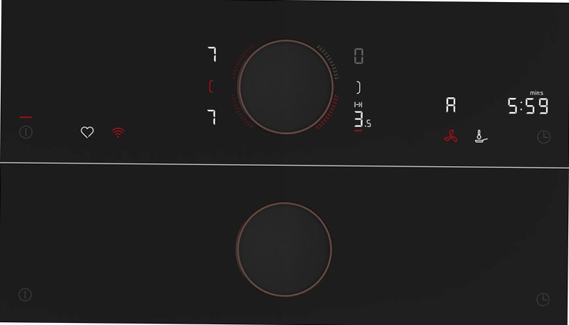 N 90 Piano a induzione con cappa integrata 80 cm