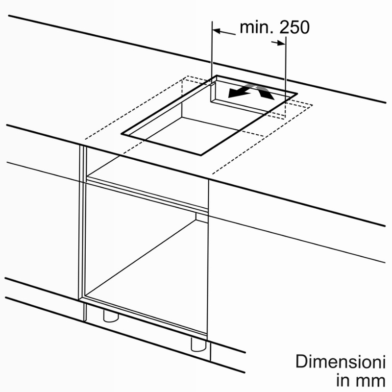 N 70 Piano a induzione flex 30 cm