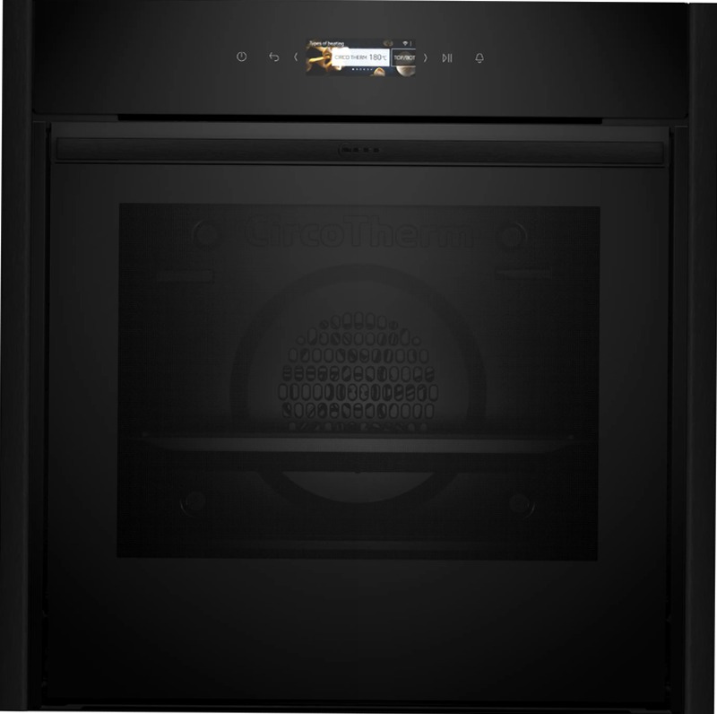 N 70 Forno da incasso 60 x 60 cm alu brushed black anodized