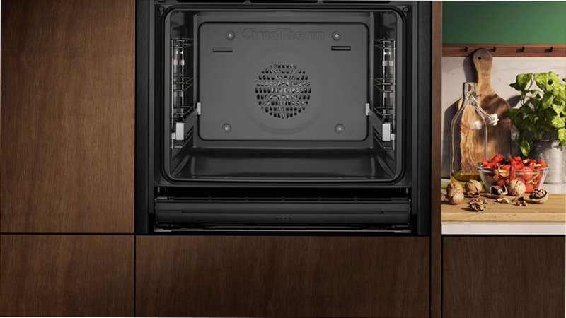 N 70 Forno da incasso 60 x 60 cm alu brushed black anodized