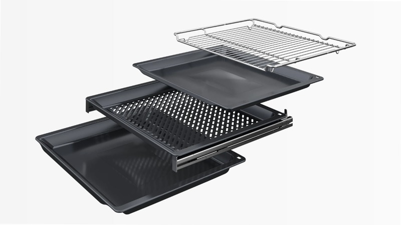 N 70 Forno da incasso 60 x 60 cm alu brushed black anodized