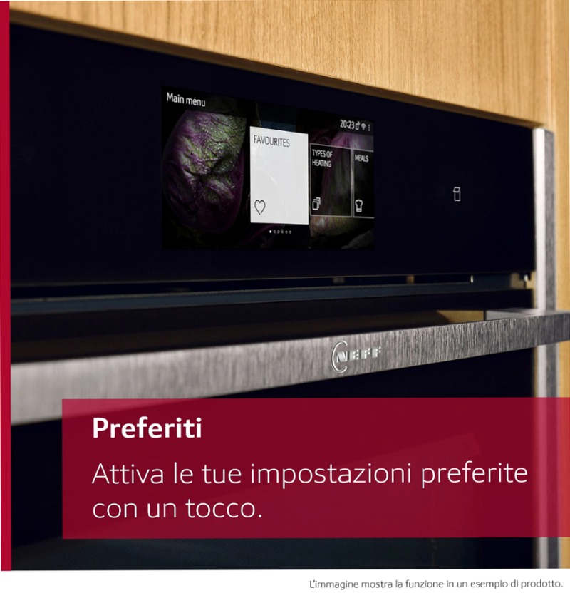 N 90 Forno da incasso a vapore 60 x 60 cm alu brushed black anodized