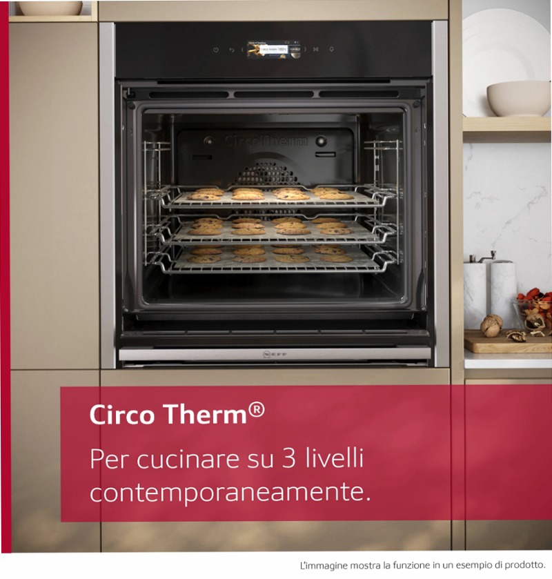 Forno da incasso N 70 Graphite-Grey Grigio