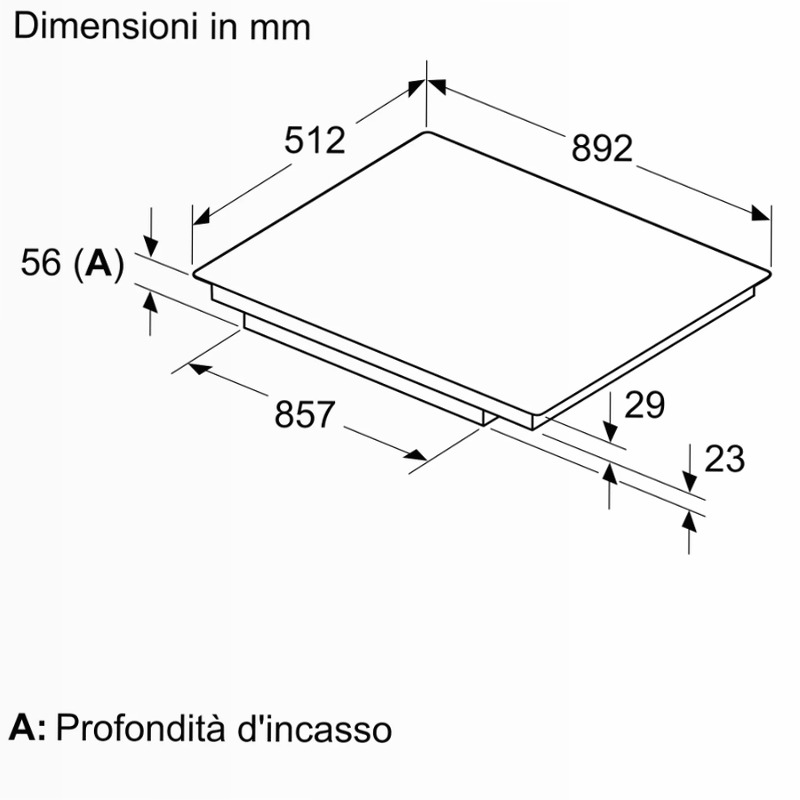 Piano Cottura Induzione 90 cm Neff A