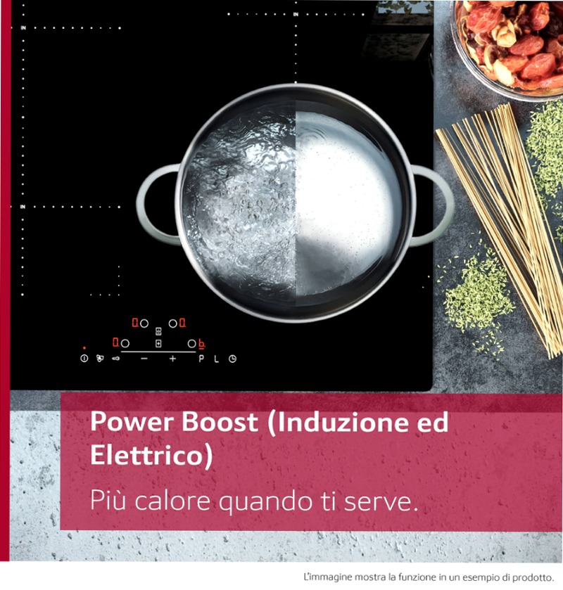 N 70 Piano a induzione con cappa integrata 80 cm