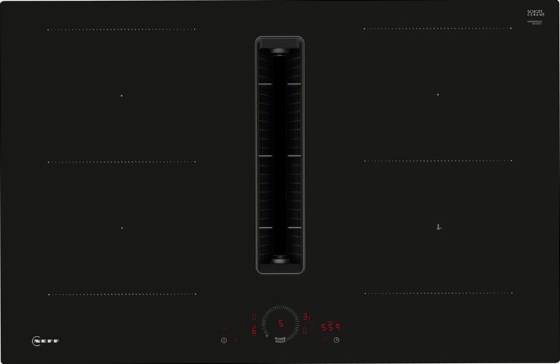 N 70 Piano a induzione con cappa integrata 80 cm