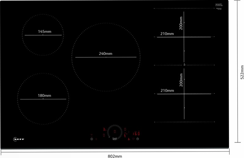 Piano Cottura Induzione N70 80 cm A