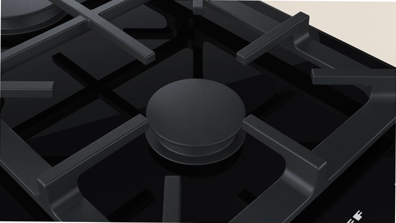 Piano Cottura a Gas 90 cm Vetroceramica Neff Nero