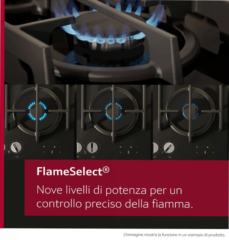 Piano Cottura a Gas 60 cm Acciaio Inox