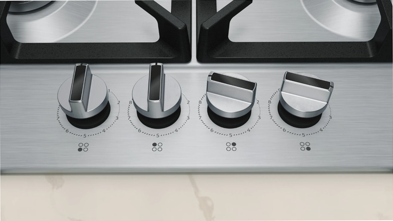 Piano Cottura a Gas 60 cm Acciaio Inox